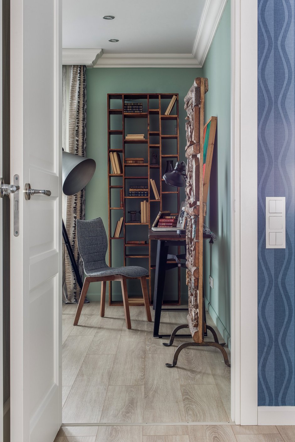 Фотография: Кабинет в стиле Современный, Квартира, Проект недели, Монолитный дом, 3 комнаты, 60-90 метров, Саратов, Quadrum Studio – фото на INMYROOM