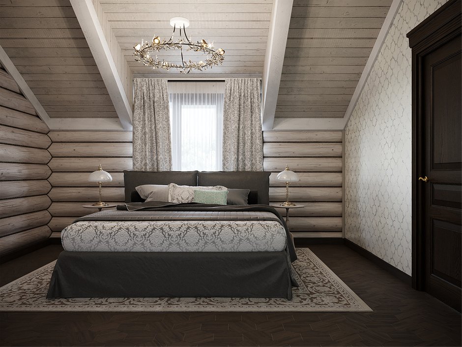 Фотография: Спальня в стиле Современный, Дом, Проект недели, Дом и дача, Ирина Васильева, 4 и больше, Более 90 метров, Егорьевск – фото на INMYROOM