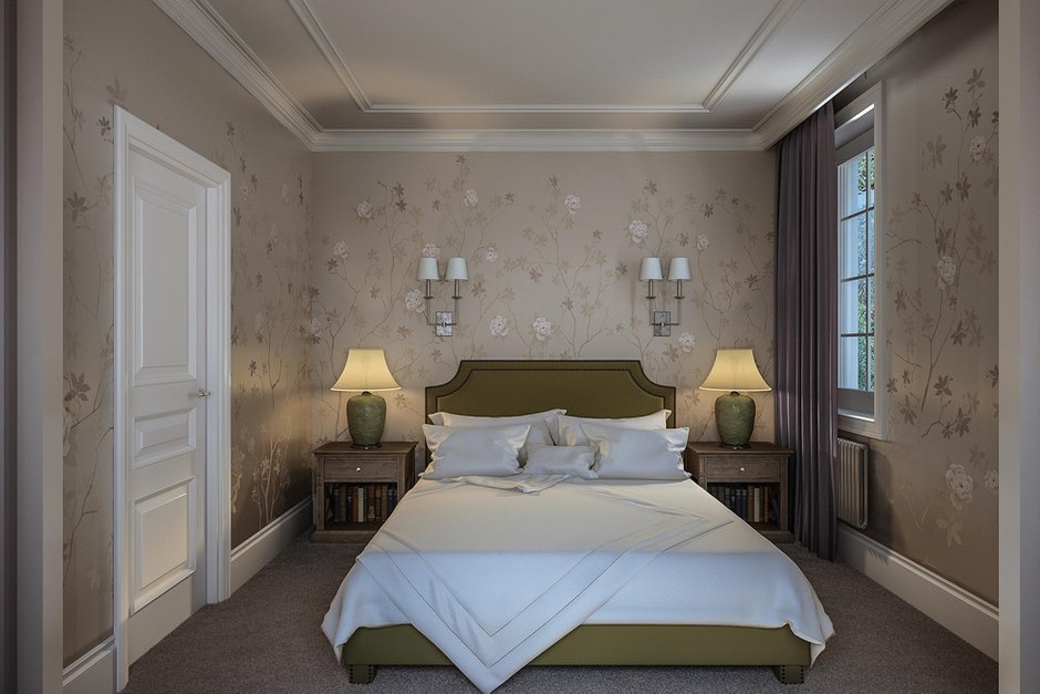 Фотография: Спальня в стиле Прованс и Кантри, Классический, Проект недели, Дом и дача, Московская область, Таунхаус, Дмитрий Коротецкий, Виктория Коротецкая, Lab21Studio, дуплекс – фото на INMYROOM