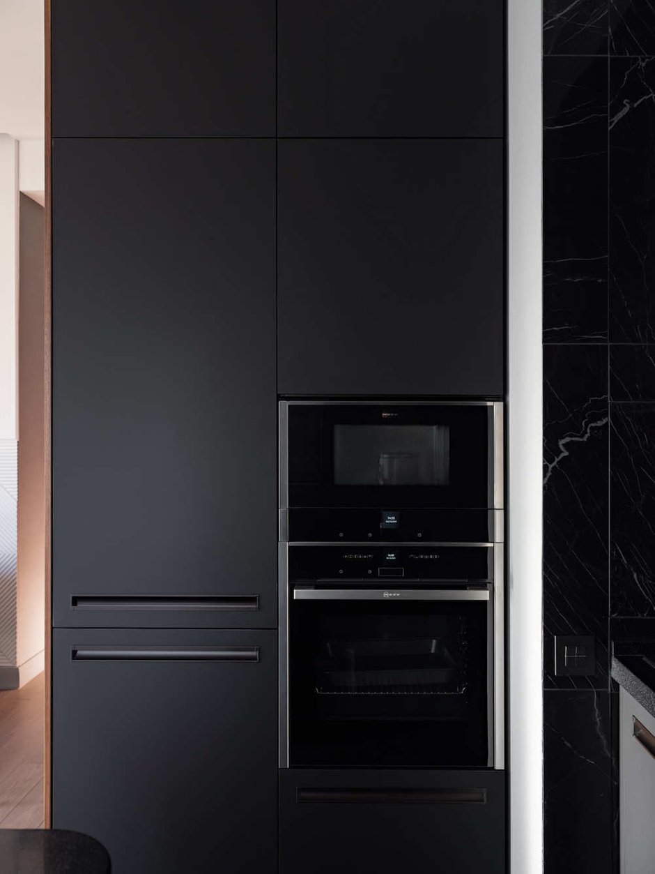 Фотография: Кухня и столовая в стиле Современный, Минимализм, Квартира, Проект недели, Москва, 2 комнаты, 40-60 метров, Анна Смолякова – фото на INMYROOM