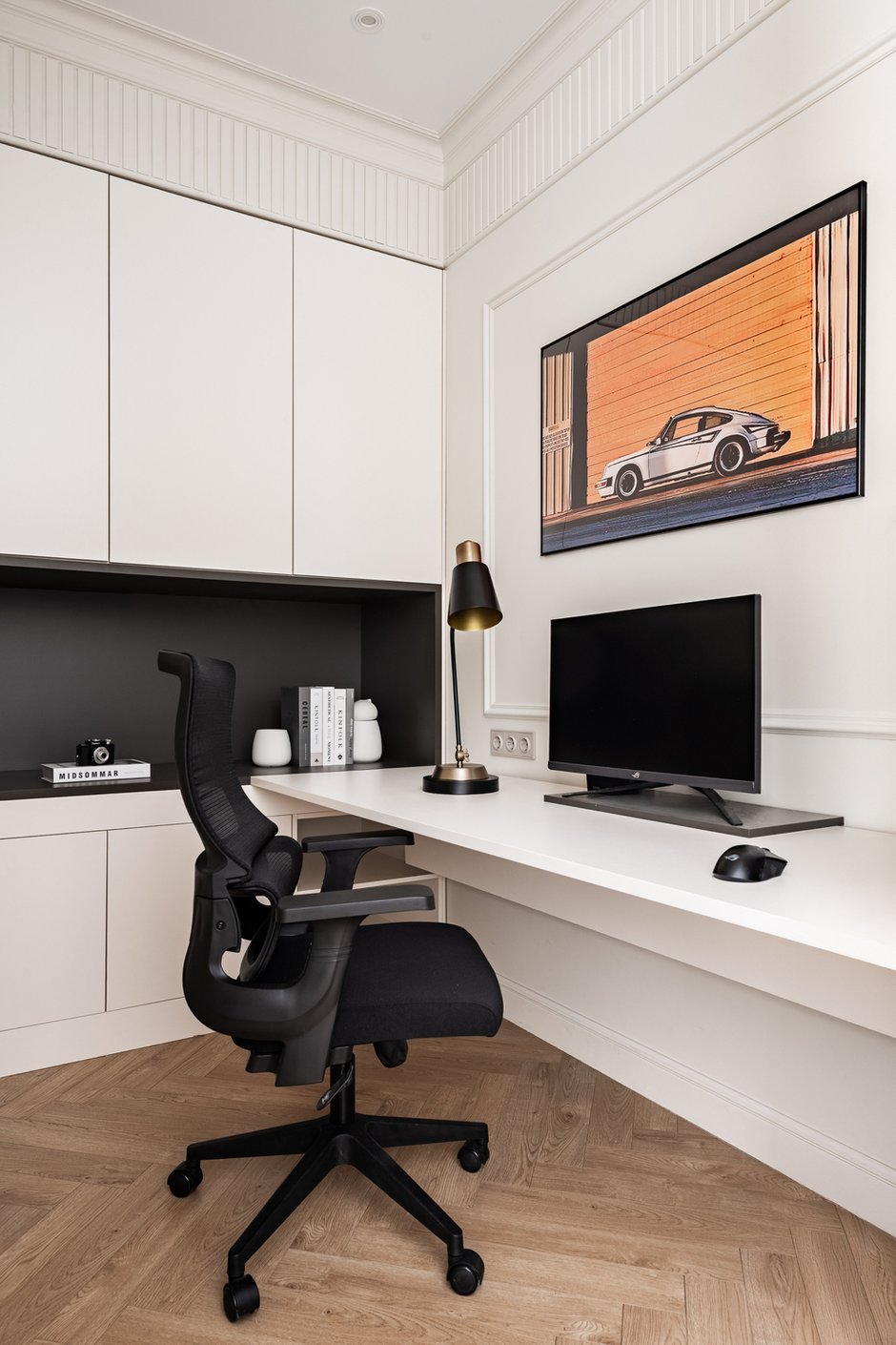 Фотография: в стиле , Квартира, Проект дня, 2 комнаты, 40-60 метров, Анна Жижайкина, современный с элементами неоклассики – фото на INMYROOM