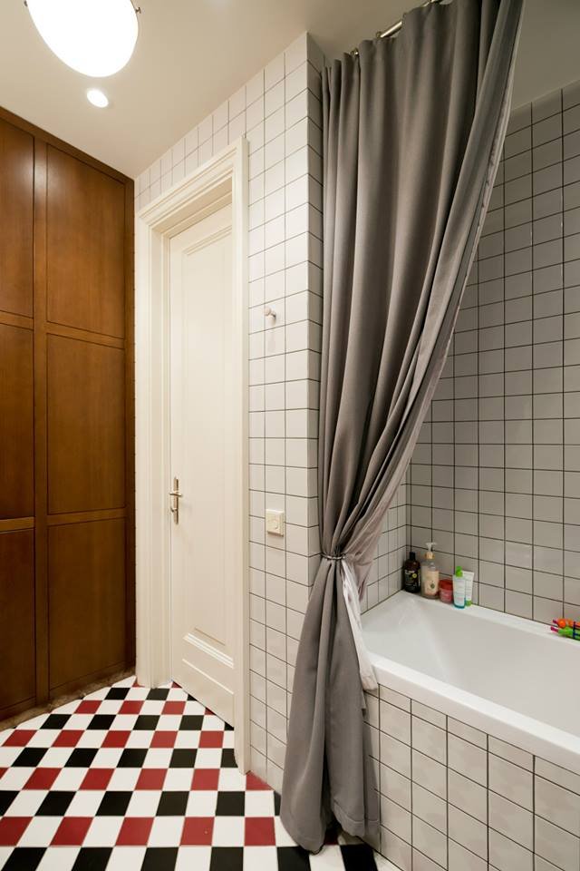 Фотография: в стиле , Классический, Квартира, Visual Comfort, Проект недели, Москва, ИКЕА, интерьер детской, Фрунзенская набережная, Ralf Lauren, Mosaic Del Sur, Анна Кашенцева, как обустроить спальню на месте кухни, мебель ИКЕА в интерьере, интерьер в стиле ампир, Сталинка, 4 и больше, Более 90 метров – фото на INMYROOM