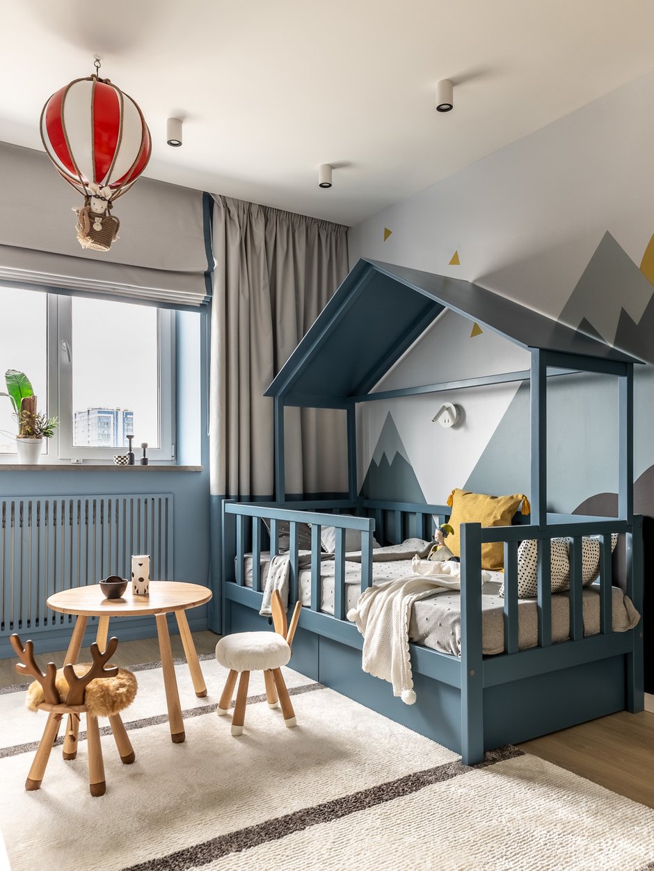 Фотография: Детская в стиле Современный, Квартира, Проект недели, Самара, 4 и больше, Более 90 метров, Айгуль Султанова – фото на INMYROOM