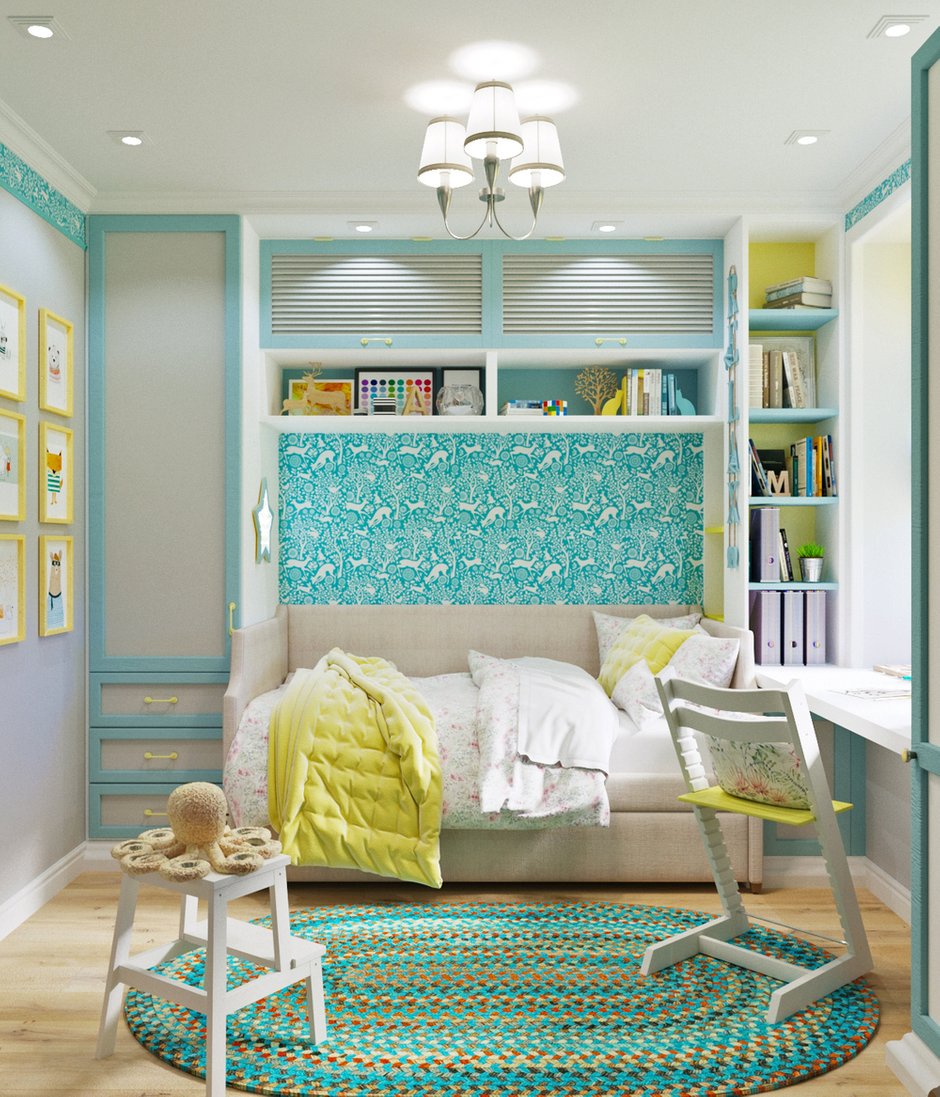 Фотография: Детская в стиле Прованс и Кантри, Дом, Проект недели, Дом и дача, Новосибирск, Таунхаус, Кирпичный дом, 4 и больше, 60-90 метров, Полина Степанова – фото на INMYROOM