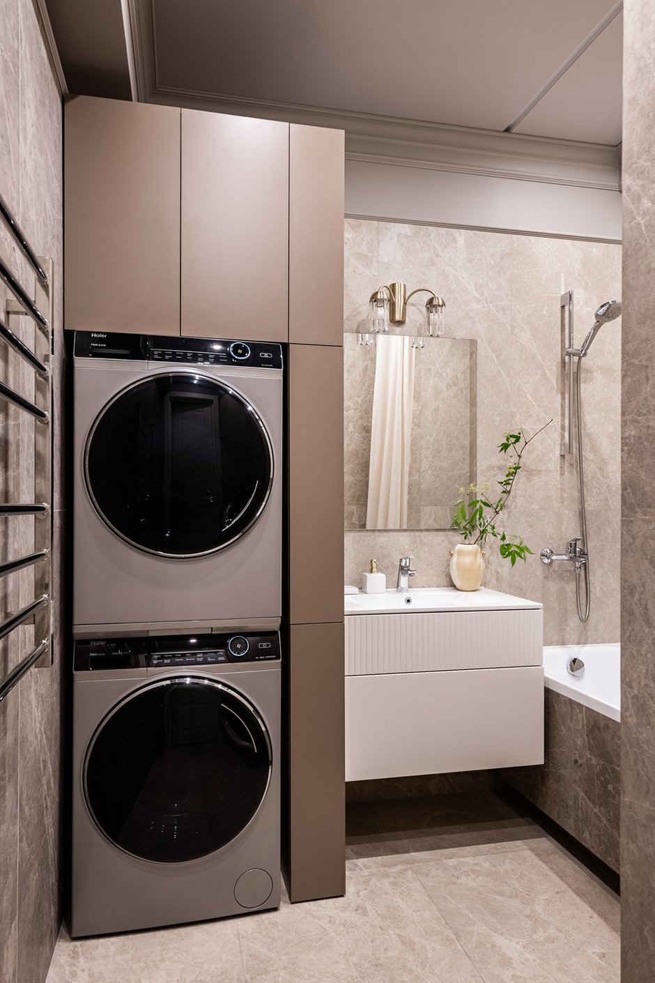 Фотография: в стиле , Квартира, Проект дня, 2 комнаты, 40-60 метров, Анна Жижайкина, современный с элементами неоклассики – фото на INMYROOM