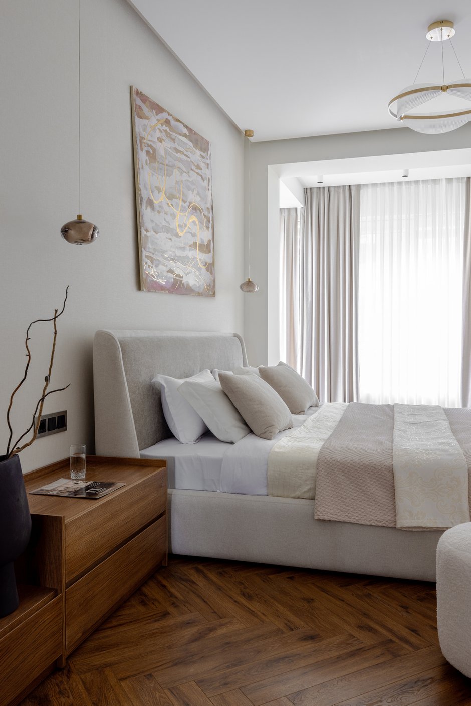 Фотография:  в стиле , Квартира, Проект дня, Монолитный дом, 3 комнаты, Алматы, минимализм с элементами современного дизайна, Данара Байтурсынова – фото на INMYROOM