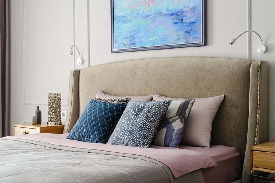 Фотография: Спальня в стиле Современный, Классический, Квартира, Проект недели, Новосибирск, 4 и больше, 60-90 метров, Art Twins Design, Тая Акулова, Глеб Скотников – фото на INMYROOM