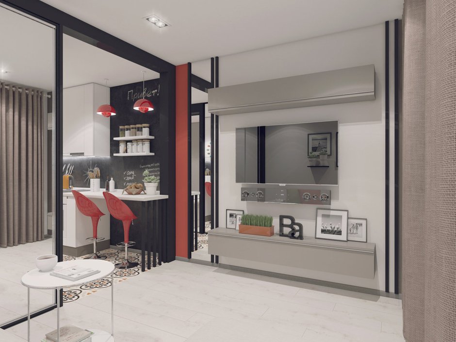 Фотография: Гостиная в стиле Современный, Гид – фото на INMYROOM