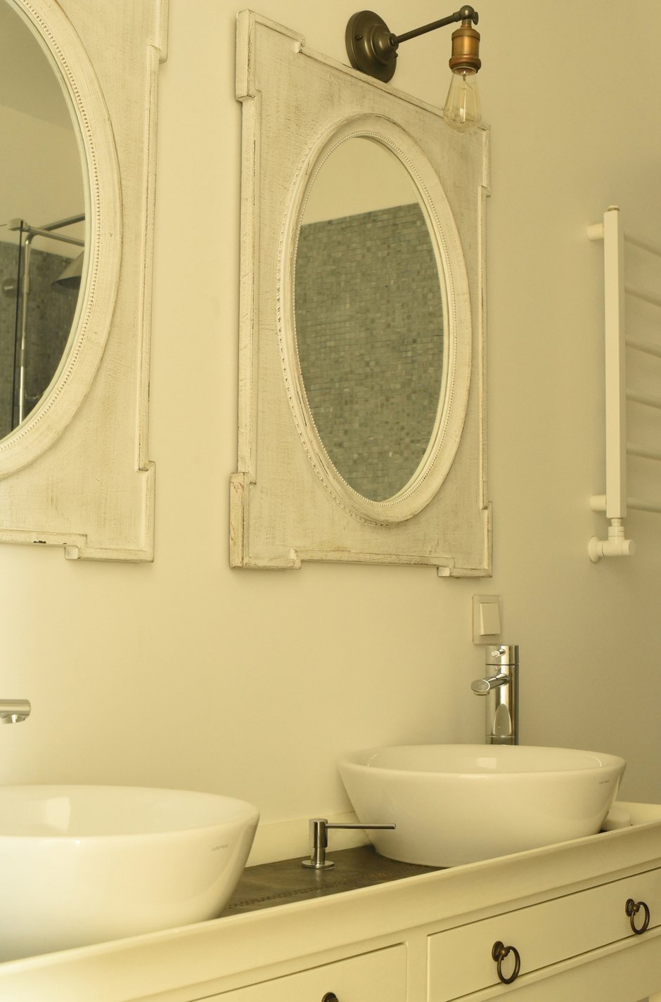 Фотография: Ванная в стиле Минимализм, Классический, Квартира, Проект недели, Москва, 3 комнаты, Более 90 метров, Анна Эрман – фото на INMYROOM