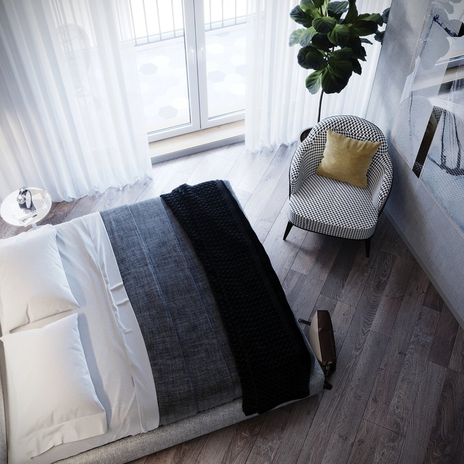 Фотография: Спальня в стиле Современный,  – фото на INMYROOM