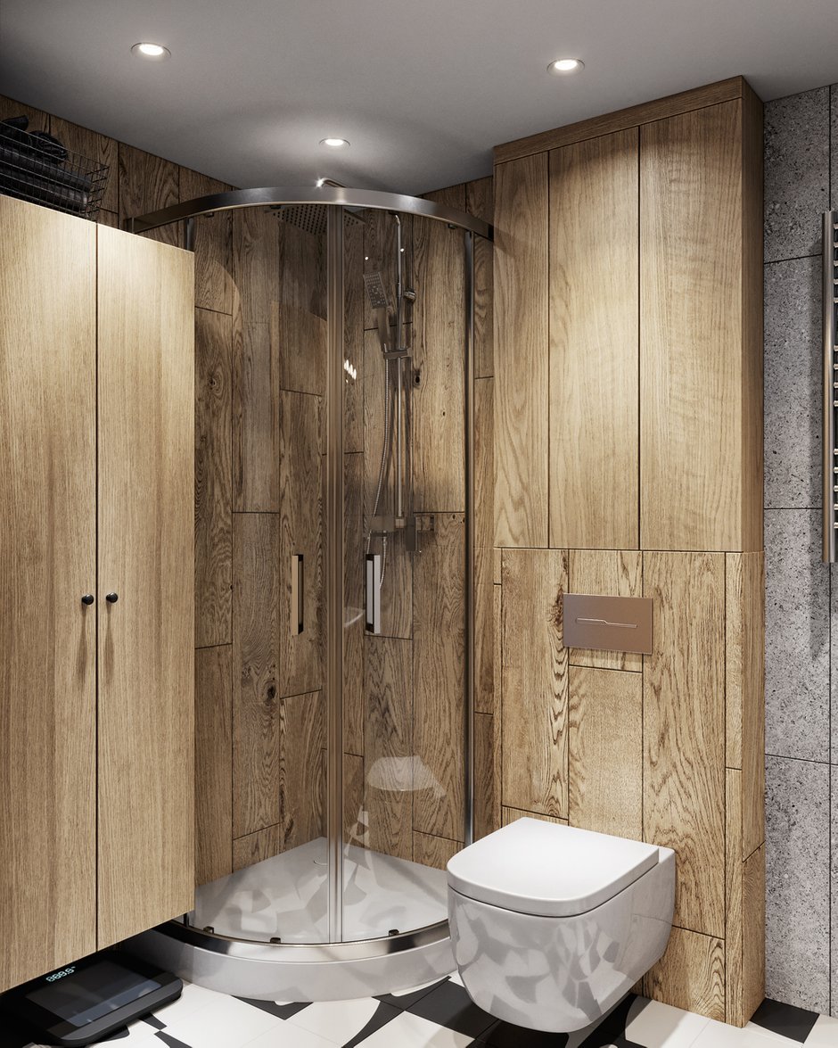 Фотография: Ванная в стиле Современный, Эклектика, Квартира, Проект недели, Санкт-Петербург, ToTaste Studio, 3 комнаты, 60-90 метров – фото на INMYROOM