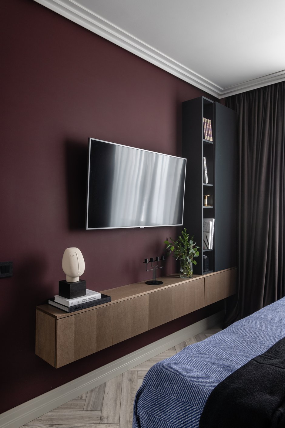 Фотография: Спальня в стиле Современный, Квартира, Проект недели, Москва, 3 комнаты, 60-90 метров, Bazilik Interior Design, Карина Неделяй – фото на INMYROOM