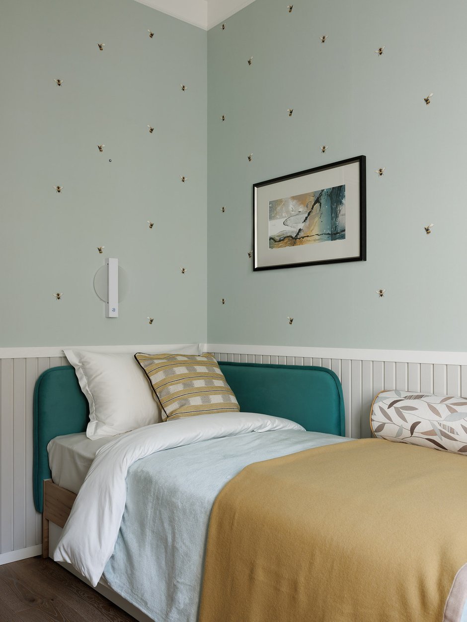 Фото: Детская комната в стиле Модерн, Квартира, Проект дня, Санкт-Петербург, Кирпичный дом, Более 90 метров, модерн с элементами классики и роскоши, Наталья Шмидт – фото на INMYROOM