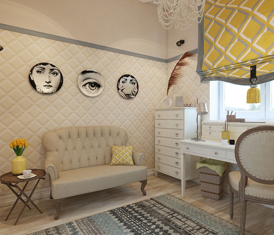 Фотография: Кабинет в стиле Прованс и Кантри, Классический, Современный, Дом, Проект недели, интерьер кабинета, кухня-гостиная дизайн, Челябинск, Валерия Стенникова, Insomnia, американский стиль – фото на INMYROOM