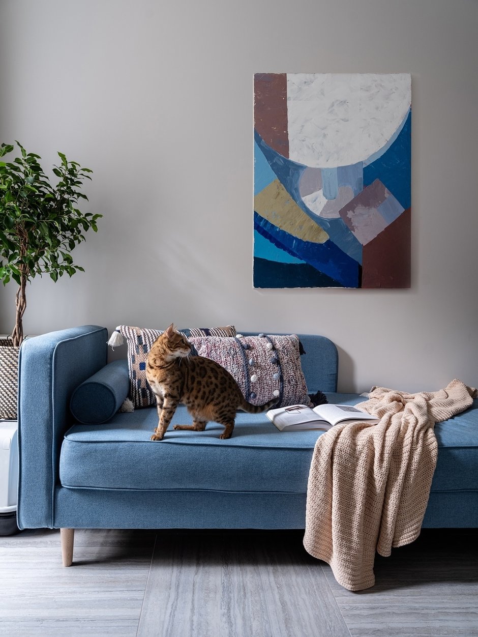 Фотография: Кухня и столовая в стиле Современный, Квартира, Проект недели, Москва, 1 комната, до 40 метров, Екатерина Бурдина – фото на INMYROOM