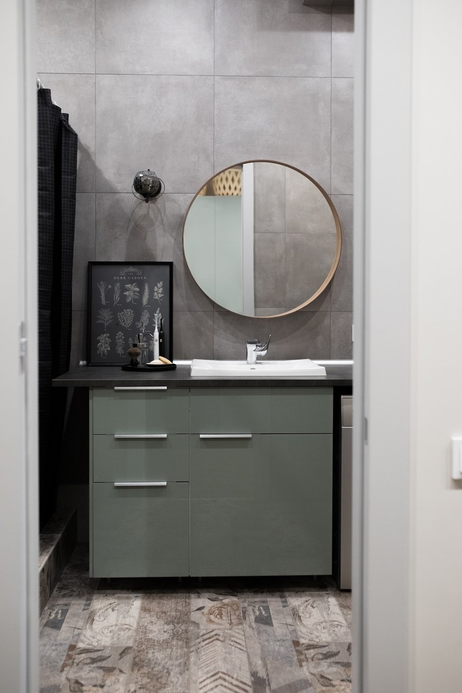 Фотография: Ванная в стиле Современный, Квартира, Минимализм, Проект недели, Санкт-Петербург, 2 комнаты, 40-60 метров, Ольга Артемова – фото на INMYROOM