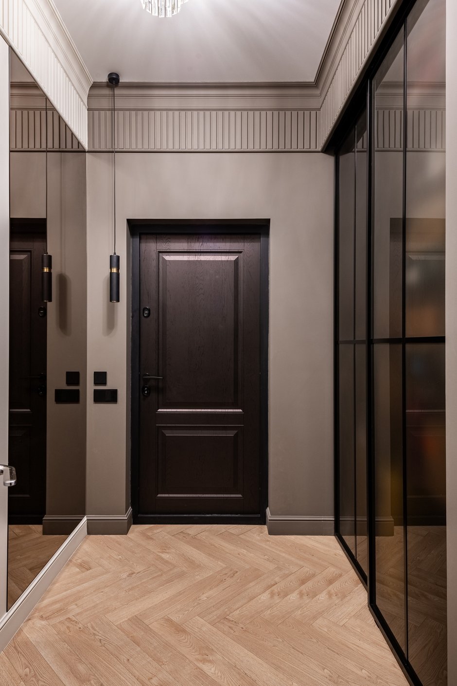 Фотография: в стиле , Квартира, Проект дня, 2 комнаты, 40-60 метров, Анна Жижайкина, современный с элементами неоклассики – фото на INMYROOM