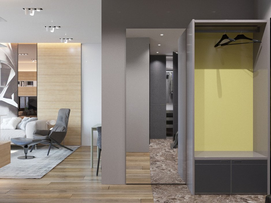 Фотография: Прихожая в стиле Современный, Гостиная, Проект недели, Москва, Павел Алексеев – фото на INMYROOM