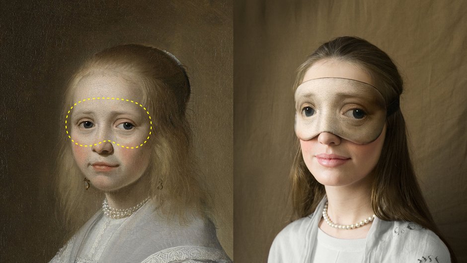 Маски для сна  «Masterpieces never sleep!». Дизайн: Леша Лимонов