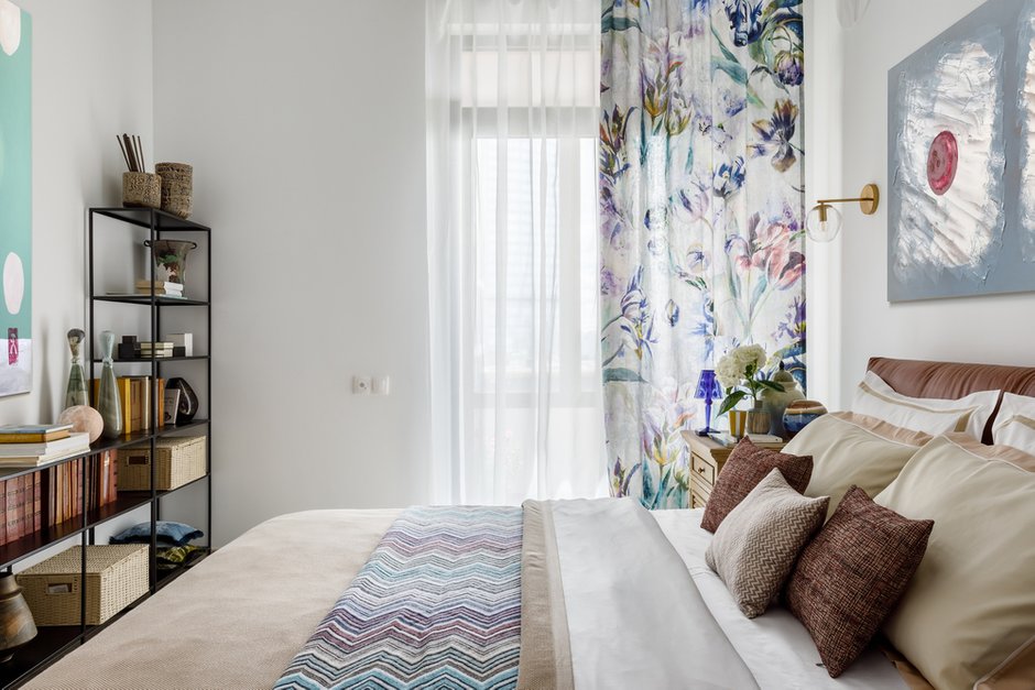 Фотография: Спальня в стиле Современный, Квартира, Проект недели, Москва, 1 комната, до 40 метров, Мария Устинова – фото на INMYROOM