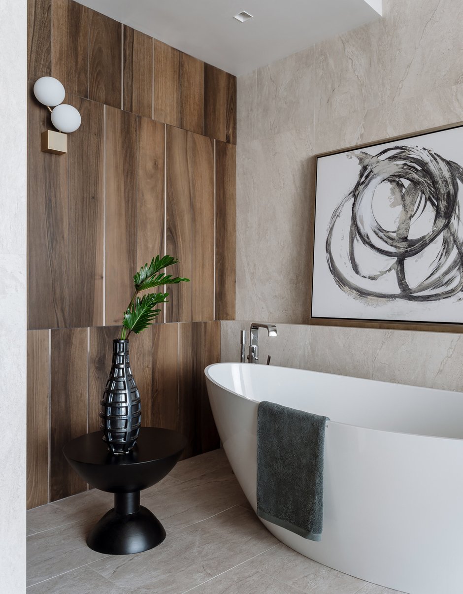 Фотография: Ванная в стиле Современный, Квартира, Проект недели, Москва, 4 и больше, Более 90 метров, Нина Шуберт – фото на INMYROOM