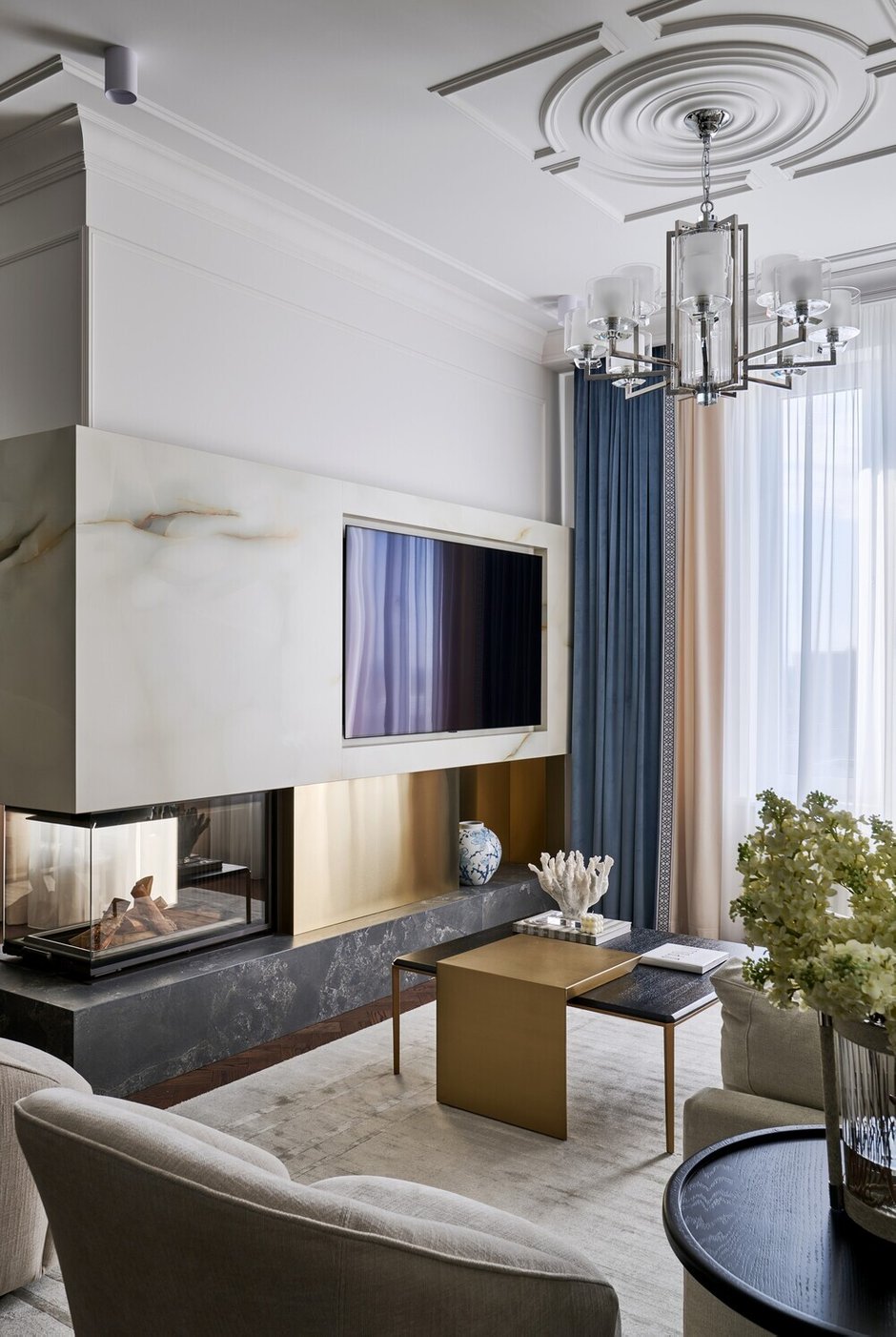 Фотография: в стиле , Квартира, Проект дня, 3 комнаты, Более 90 метров, Эксклюзивные проекты, современный с элементами неоклассики, Новосибирская область, Кольцово – фото на INMYROOM