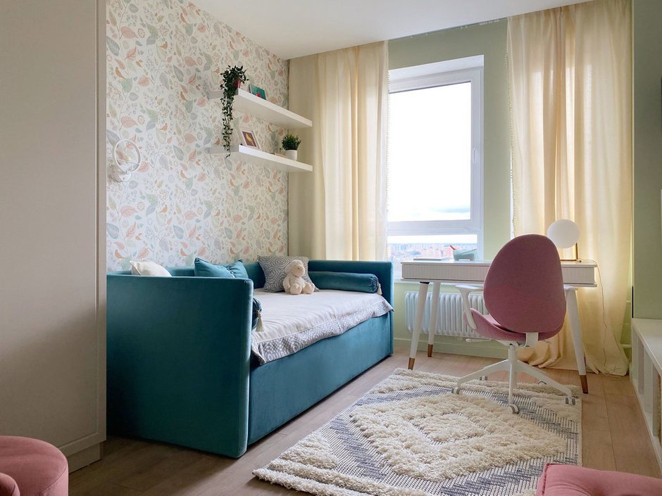 Фотография: Детская в стиле Современный, Квартира, Проект дня, Красногорск, 2 комнаты, 40-60 метров, One Line Design – фото на INMYROOM