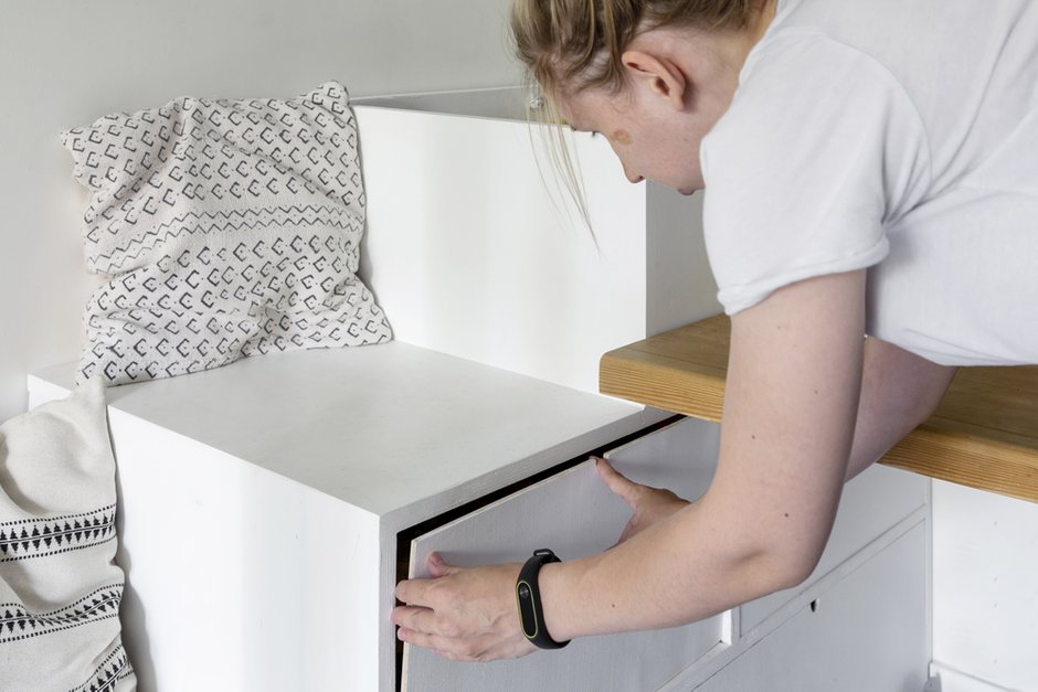 Фотография:  в стиле , Скандинавский, Квартира, Белый, Проект недели, Москва, Серый, Коричневый, Герой InMyRoom, Хрущевка, 2 комнаты, 40-60 метров, I-511, Даша Третьякова – фото на INMYROOM