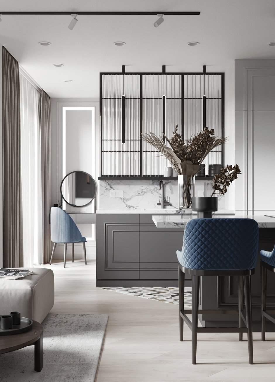 Фотография: Кухня и столовая в стиле Современный, Квартира, Студия, Проект недели, Минск, Ирина Горячко, Mood Interior – фото на INMYROOM