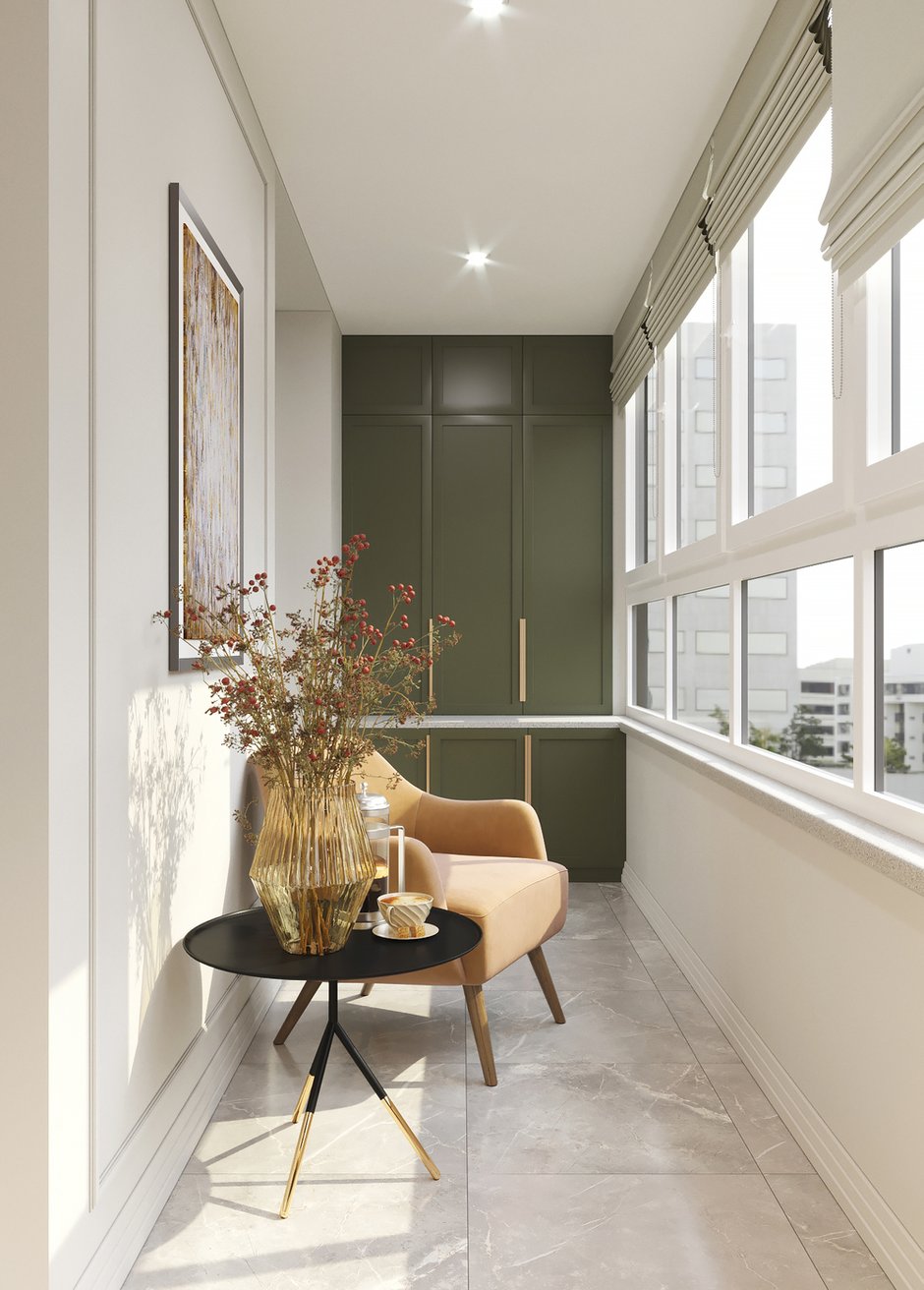 Фотография: Балкон в стиле Современный, Прихожая, Квартира, Проект недели, Москва, 2 комнаты, 40-60 метров – фото на INMYROOM