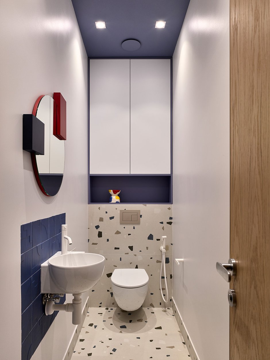 Фото: Ванная в стиле Модерн, Эклектика, Квартира, Проект дня, Москва, Фрунзенская набережная, Сталинка, 3 комнаты, 60-90 метров, Анна Громова – фото на INMYROOM