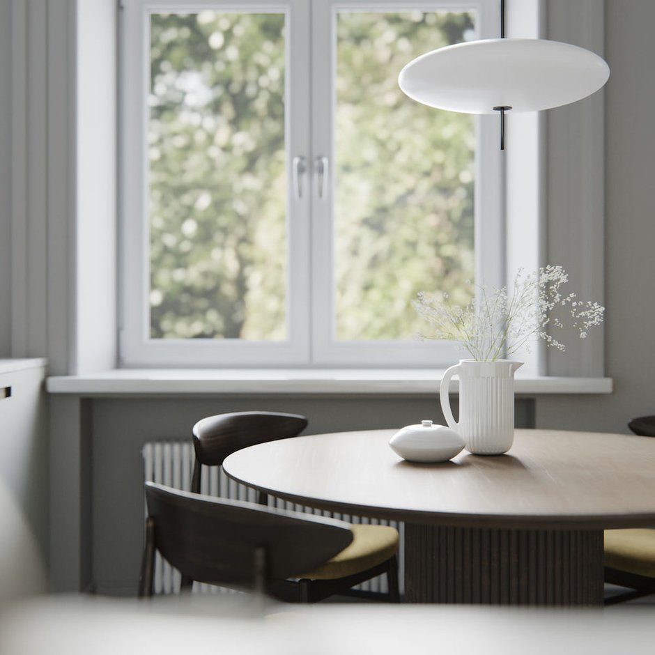 Фотография: Кухня и столовая в стиле Современный, Скандинавский, Квартира, Проект недели, Минск, Евгения Лыкасова, 2 комнаты, 60-90 метров, J.Lykasova Studio – фото на INMYROOM