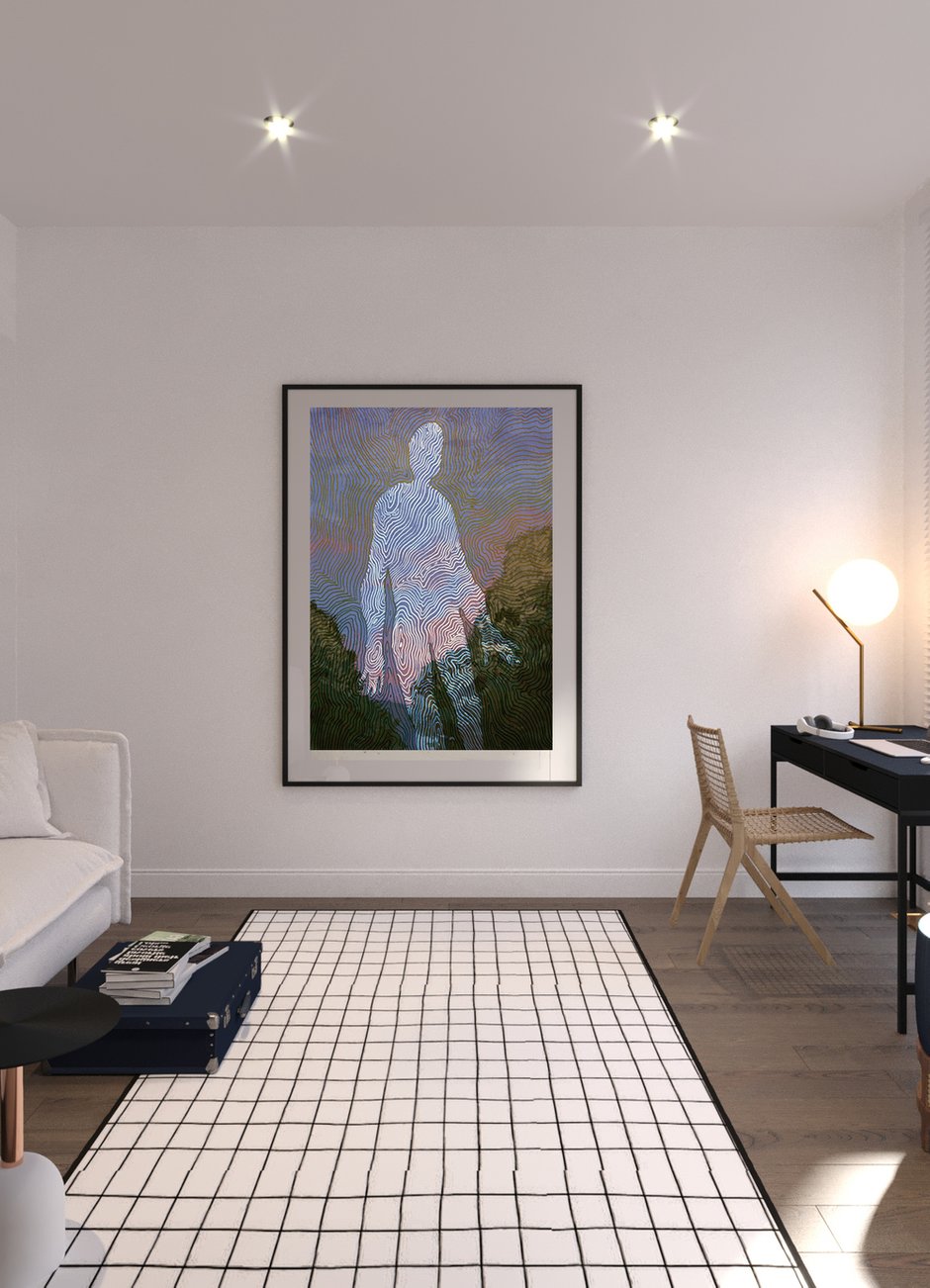 Фотография: Кабинет в стиле Современный, Квартира, Исландия, Проект недели, Москва, 3 комнаты, 60-90 метров – фото на INMYROOM