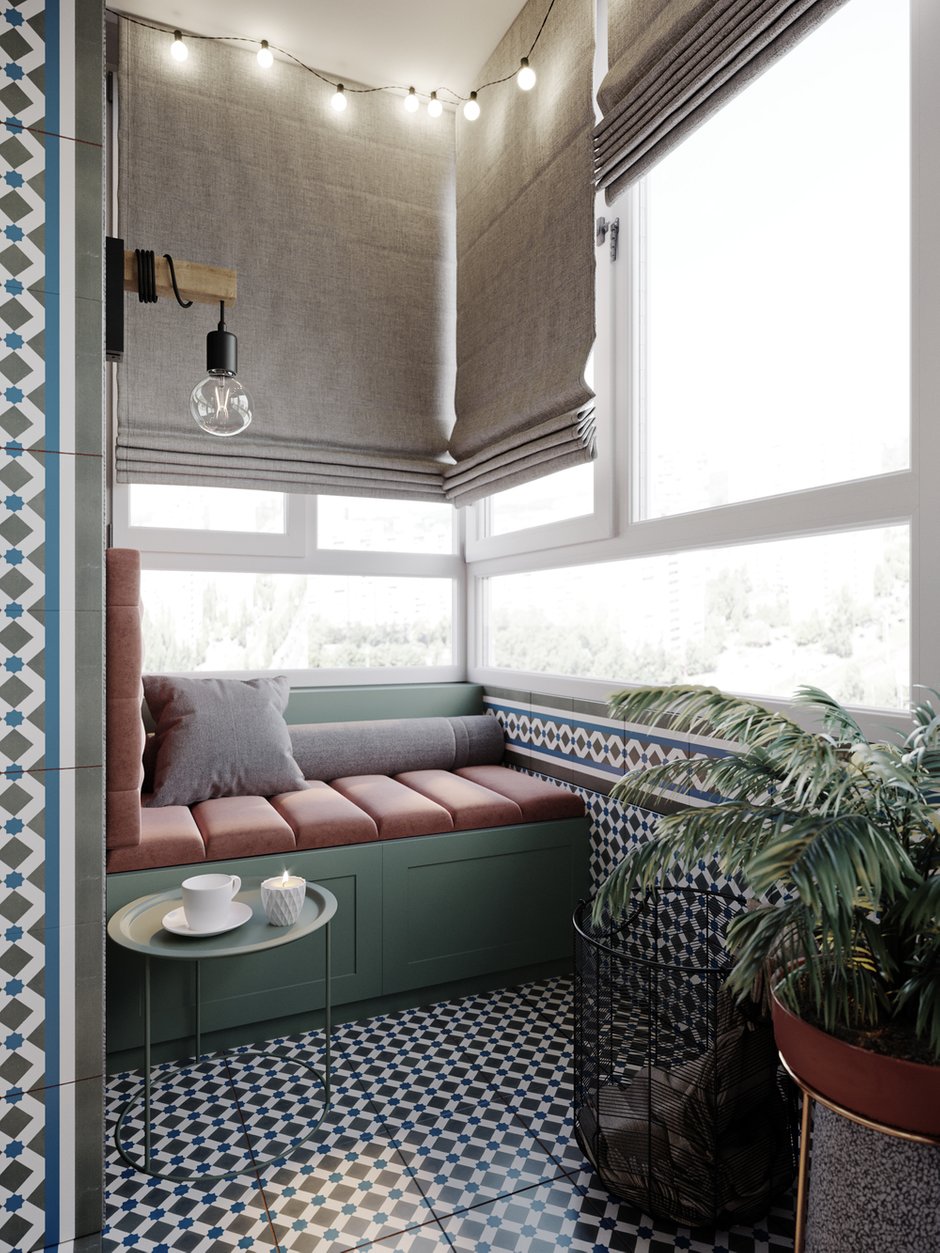 Фотография: Балкон в стиле Современный, Квартира, Проект недели, Москва, 3 комнаты, 60-90 метров, Little Space, Евгения Шама – фото на INMYROOM