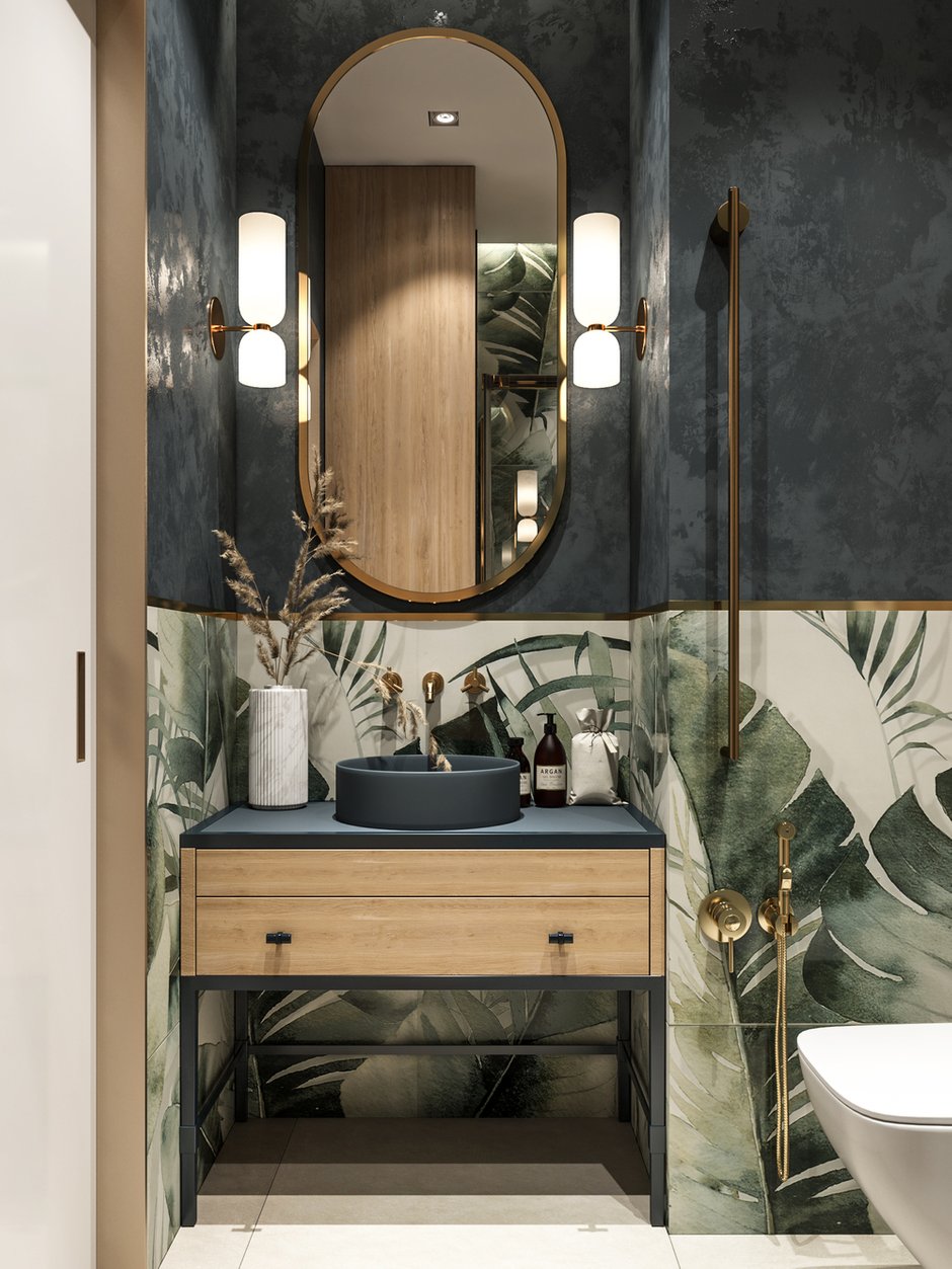 Фотография: Ванная в стиле Современный, Малогабаритная квартира, Квартира, Студия, Проект недели, Москва, Монолитный дом, до 40 метров, ЖК «Сердце Столицы», Галина Акчурина – фото на INMYROOM