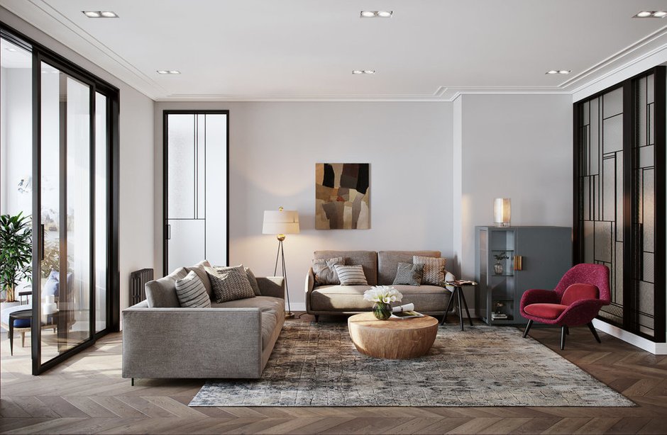 Фотография: Гостиная в стиле Современный, Минимализм, Miele, Гид, G7000 – фото на INMYROOM