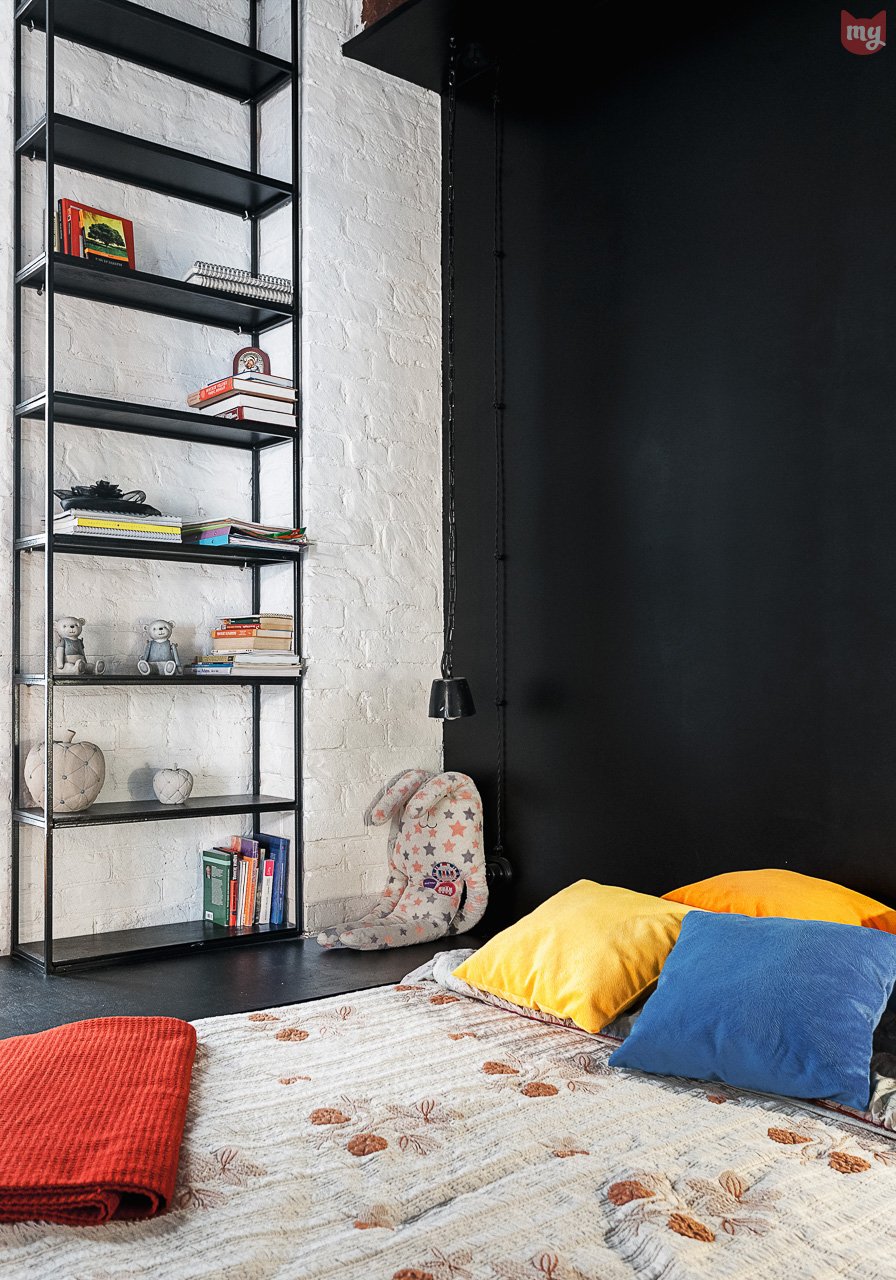 Фотография: Спальня в стиле Лофт, Эклектика, Квартира, Проект недели, Москва, Герой InMyRoom, Ксения Стрекоза – фото на INMYROOM
