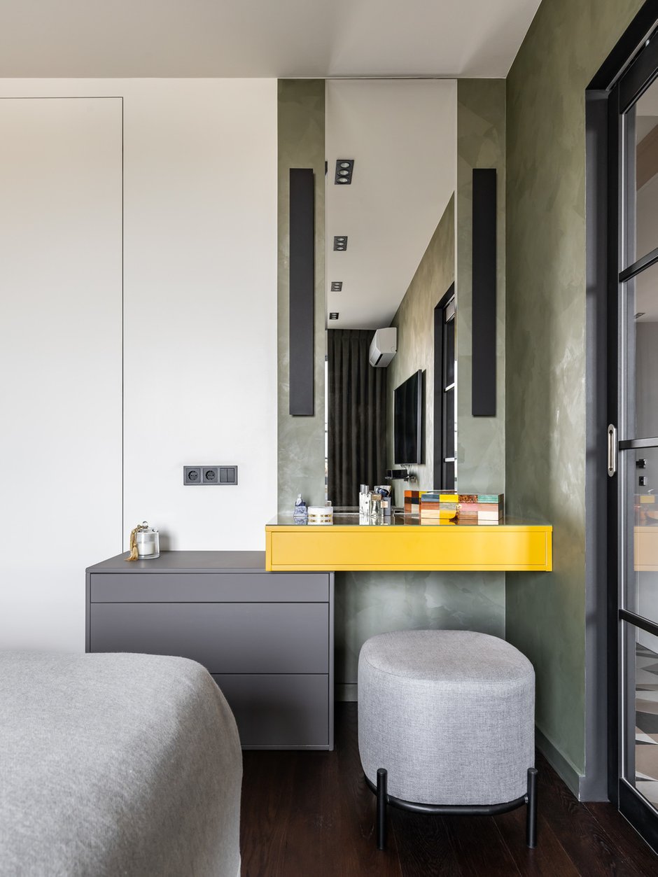 Фотография: Спальня в стиле Современный, Скандинавский, Квартира, Проект недели, Санкт-Петербург, 1 комната, 40-60 метров, Архитектура Интерьера – фото на INMYROOM