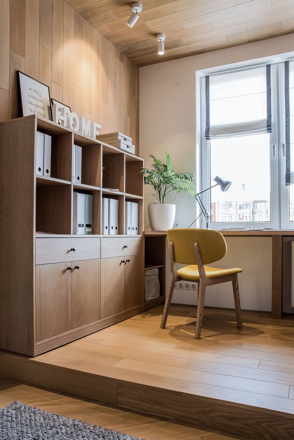 Фотография: Кабинет в стиле Современный, Скандинавский, Квартира, Проект дня, Киев, Юлия Тюрякова, Boho Studio, Монолитный дом, 3 комнаты, Более 90 метров, Елизавета Пышнева – фото на INMYROOM