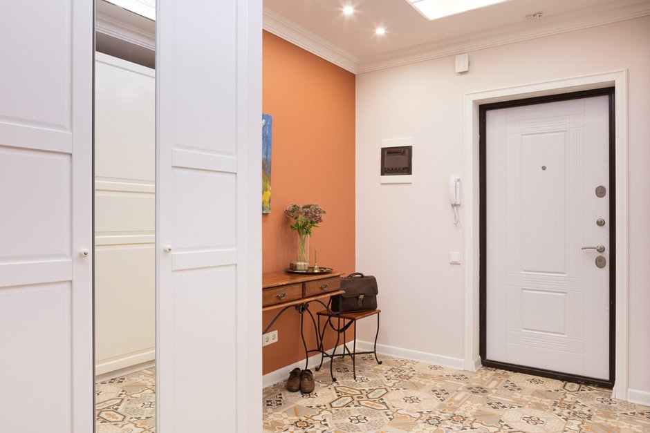 Фотография: Прихожая в стиле Прованс и Кантри, Квартира, Проект недели, Балашиха, Монолитный дом, 2 комнаты, 60-90 метров, Анна Елина – фото на INMYROOM