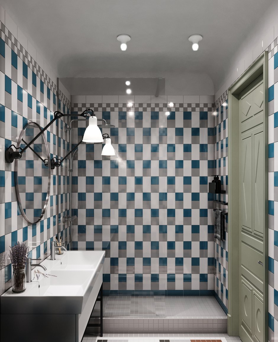 Фотография: Ванная в стиле Современный, Эклектика, Квартира, Проект недели, Москва, 4 и больше, Более 90 метров – фото на INMYROOM