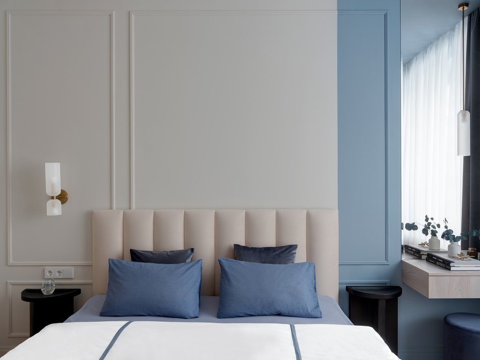 Фотография: Спальня в стиле Минимализм, Современный, Квартира, Проект недели, Москва, 1 комната, 40-60 метров, Светлана Пичугина – фото на INMYROOM