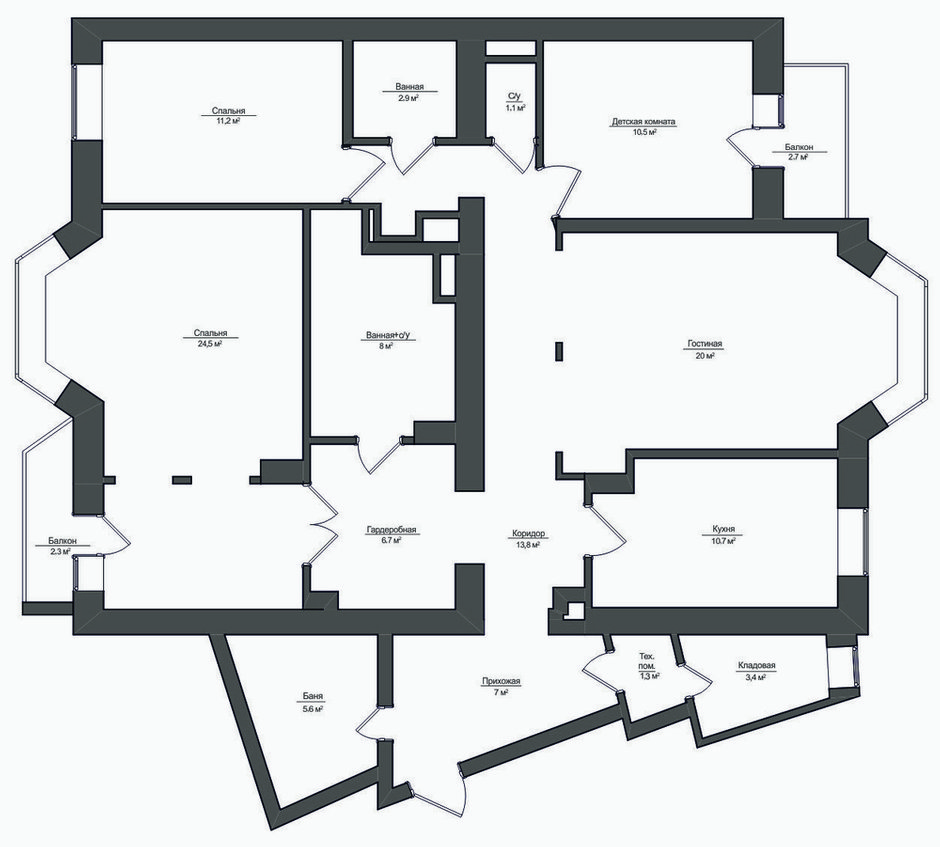 Обмерный план