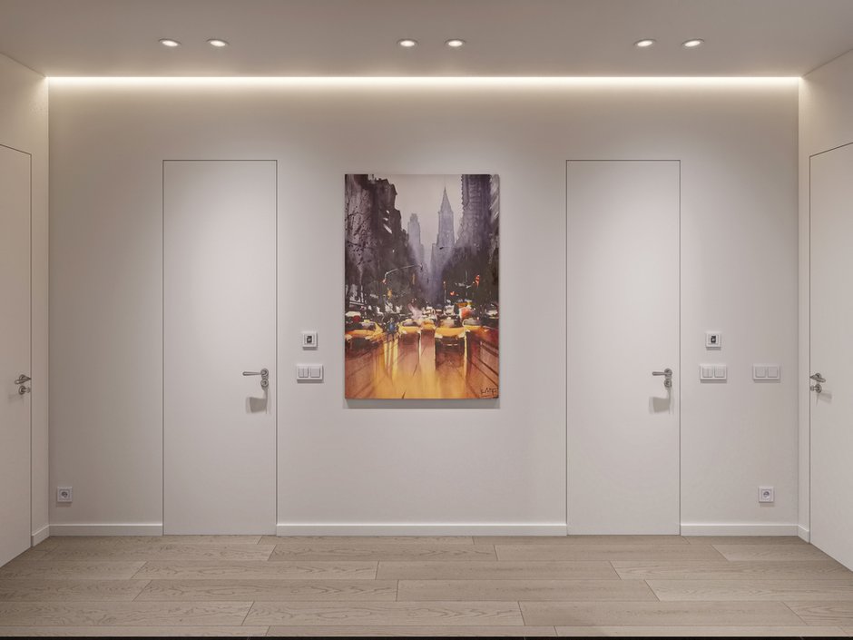 Фотография: Прихожая в стиле Современный, Квартира, Проект недели, Москва, 3 комнаты, 60-90 метров, Более 90 метров, Бюро «Общая Площадь» – фото на INMYROOM