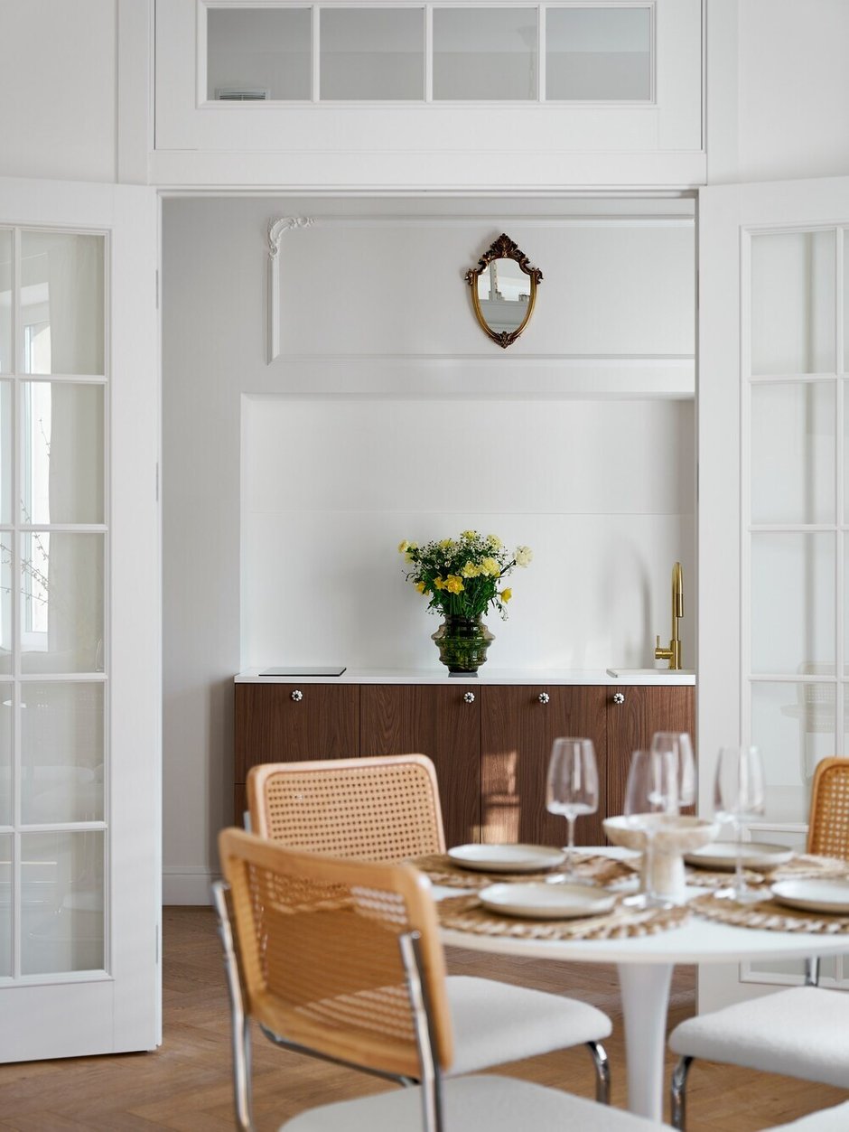 Фотография:  в стиле , Квартира, Проект дня, Санкт-Петербург, Сталинка, 2 комнаты, 40-60 метров, Анастасия Рушанская, Александра Рушанская – фото на INMYROOM