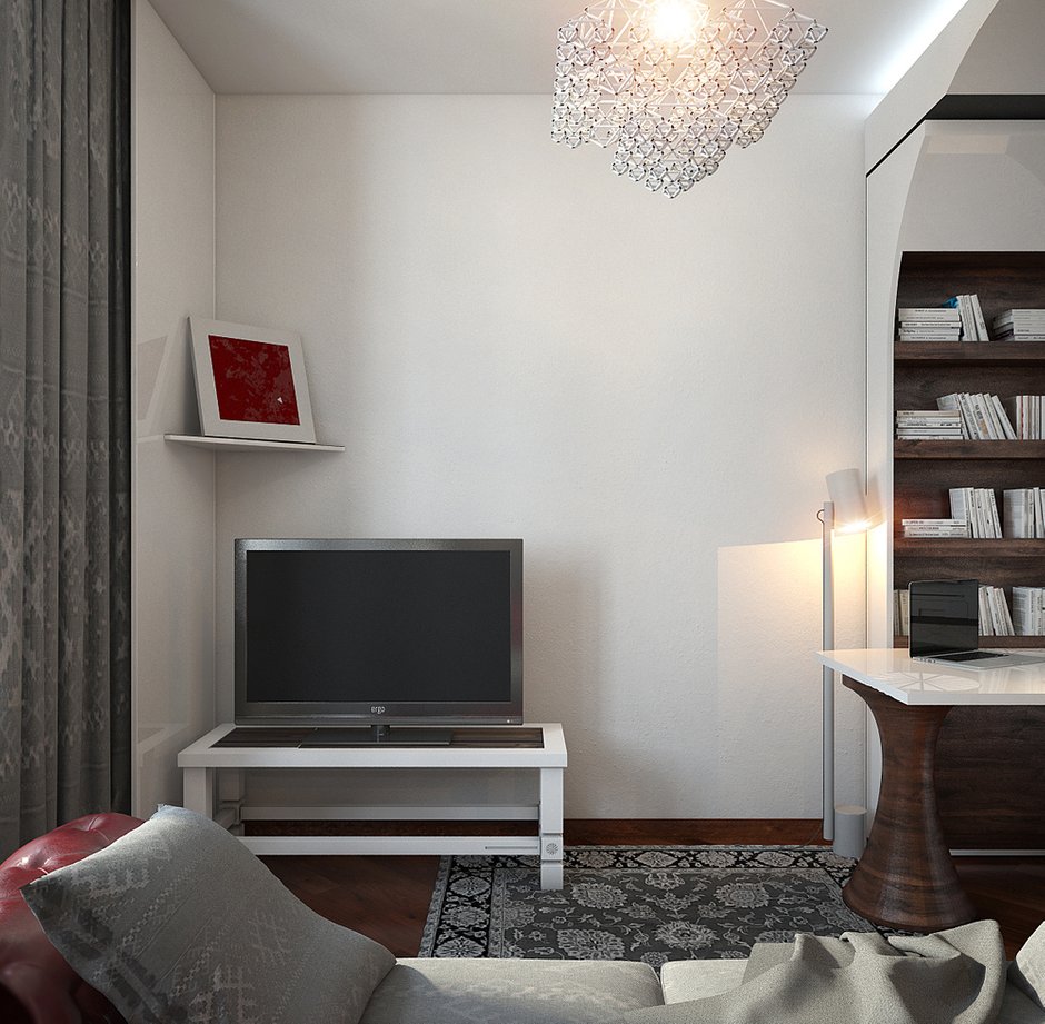 Фотография: Гостиная в стиле Современный, Квартира, Дома и квартиры, Проект недели – фото на INMYROOM