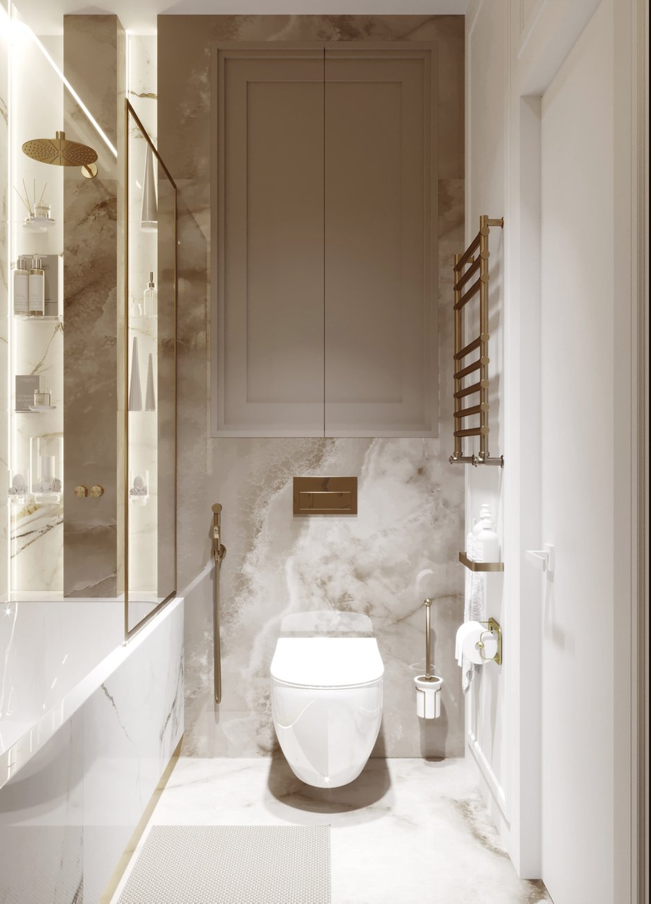 Фотография: Ванная в стиле Современный, Квартира, Проект недели, Минск, 1 комната, до 40 метров, Ирина Горячко, Mood Interior – фото на INMYROOM