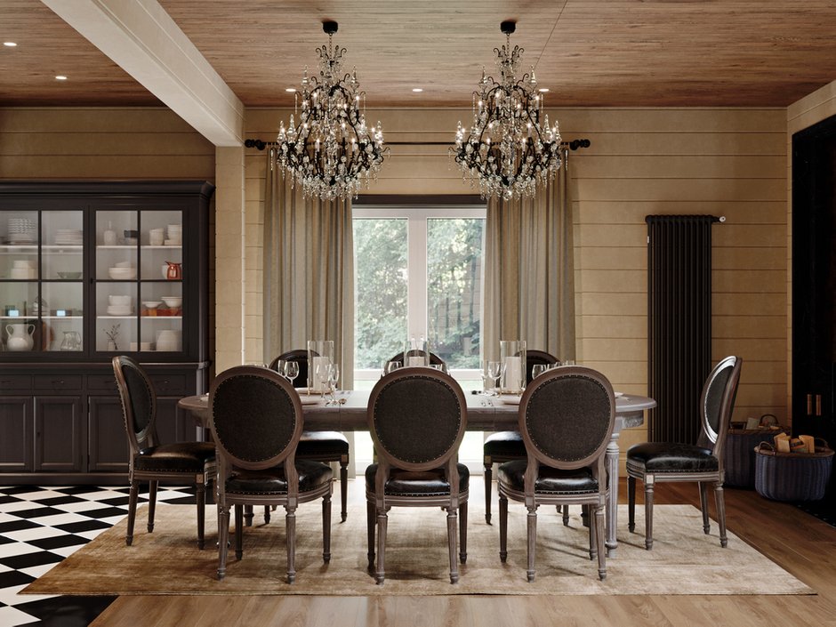 Фотография: Кухня и столовая в стиле Прованс и Кантри, Современный, Дом, Проект недели, Московская область, 4 и больше, Более 90 метров, Aiya Design, ПРЕМИЯ INMYROOM – фото на INMYROOM