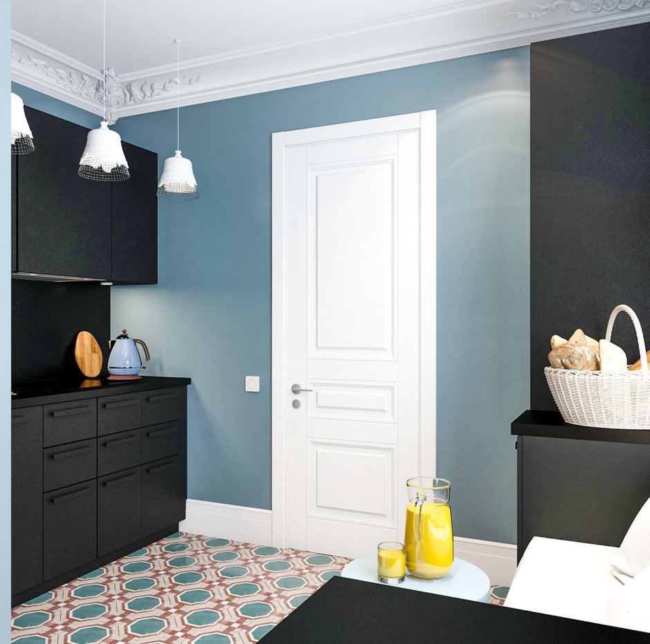 Фотография: Кухня и столовая в стиле Скандинавский, Малогабаритная квартира, Квартира, Проект недели, Марина Саркисян, Хельсинки, 2 комнаты, до 40 метров – фото на INMYROOM