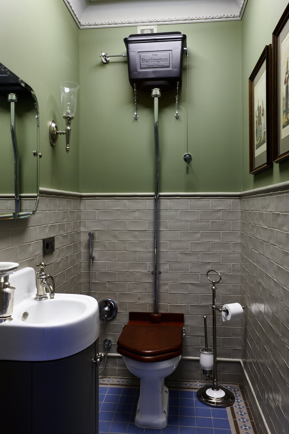 Фотография: Ванная в стиле Прованс и Кантри, Дом, Проект недели, Светлана Ильина, 4 и больше, Более 90 метров, ЖК «Суханово-парк» – фото на INMYROOM